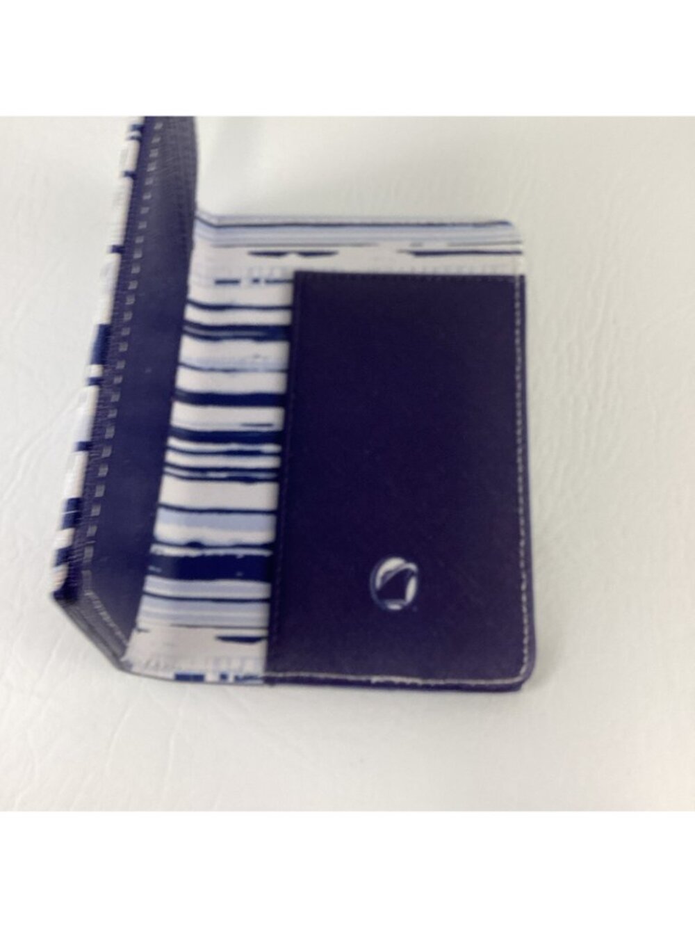 Holland America Cruise Lines Passport Holder Blue And White Logo Travel Wallet - Picture 3 of 6